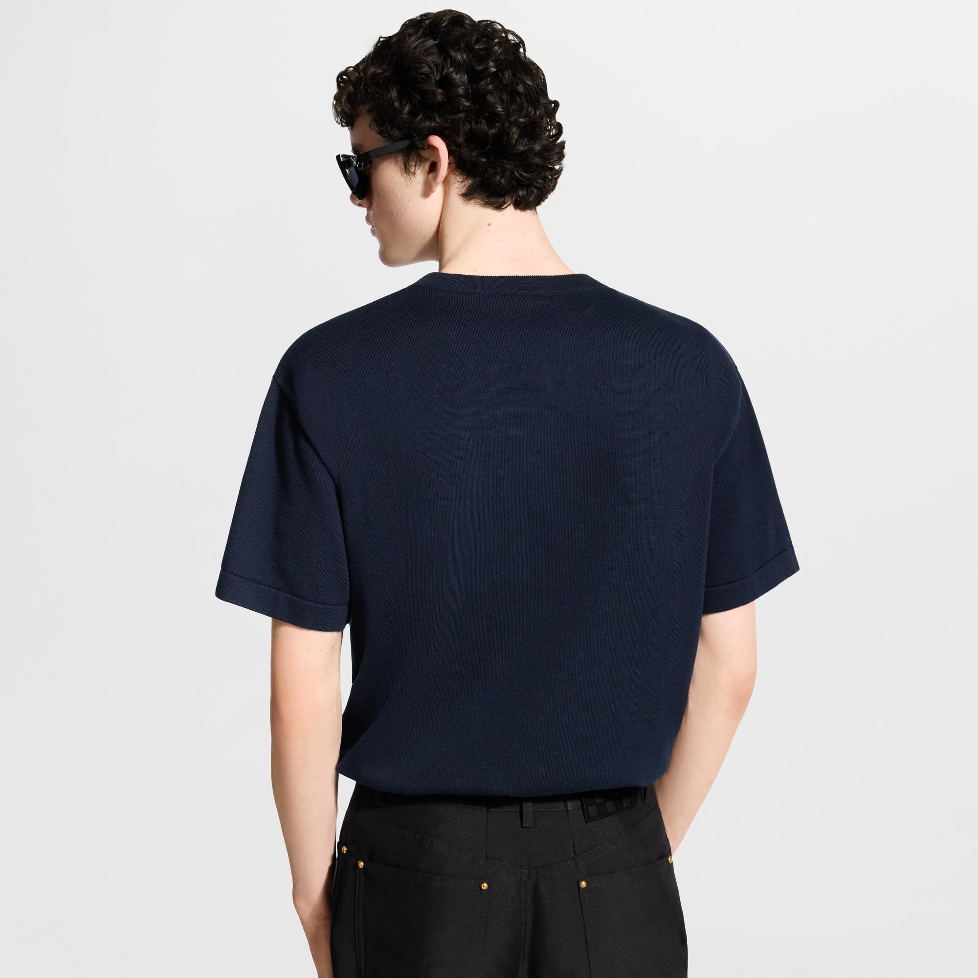 Short-Sleeved Crewneck With Signature - Ready-to-Wear 1AK70V